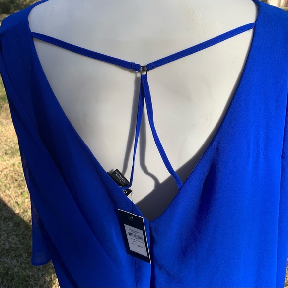 NWT City Chic dress caplet in ultra blue size Large - Picture 4 of 16